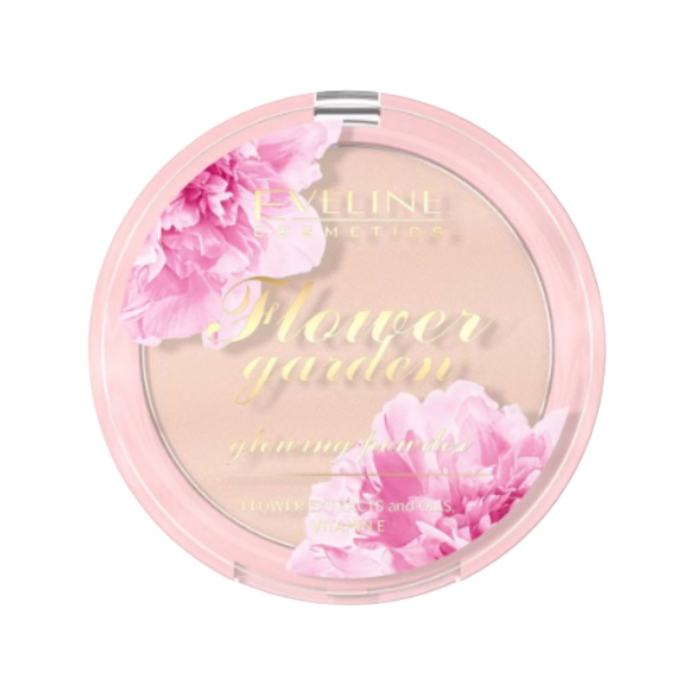 EVELINE Flower Garden Daily Glow Powder - 8g | ايفلين بودرة مضيئة للوجه - 8 غرام