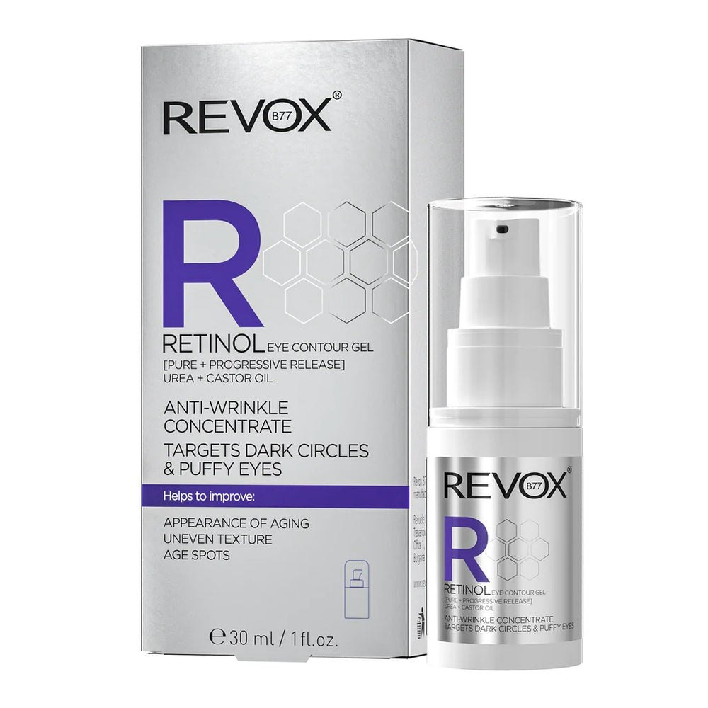 REVOX Retinol Anti-Wrinkle Concentrate Eye Gel - 30ml | ريفوكس جل حول العين بالريتينول - 30 مل