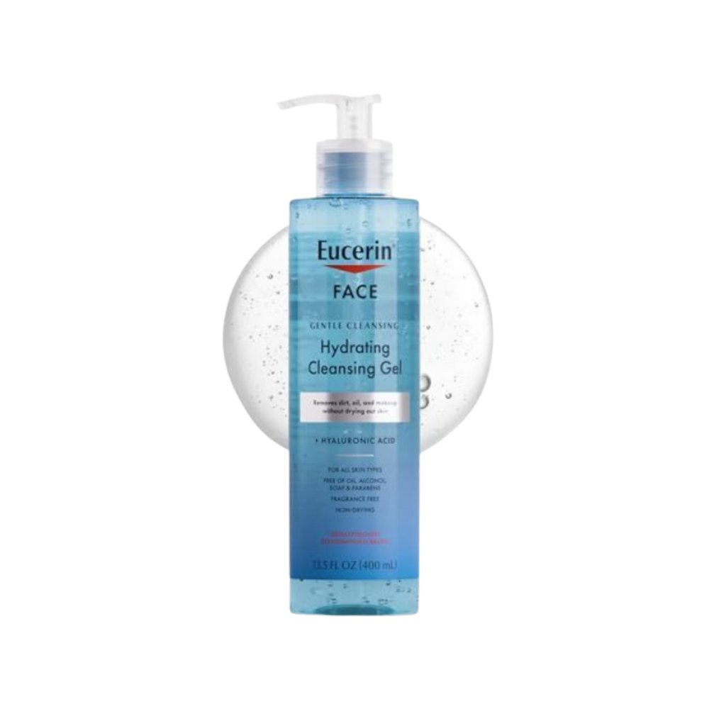 Eucerin Face Gentle Cleansing Hydrating Cleansing Gel - 400ml| يوسيرين جل التنظيف المرطب اللطيف للوجه-400 مل