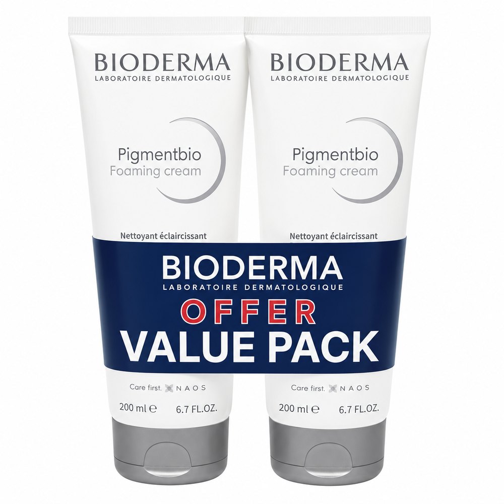 BIODERMA Pigmentbio Foaming Cream Special Offer - 200ml | بيوديرما غسول مفتح للوجه عرض خاص - 200 مل