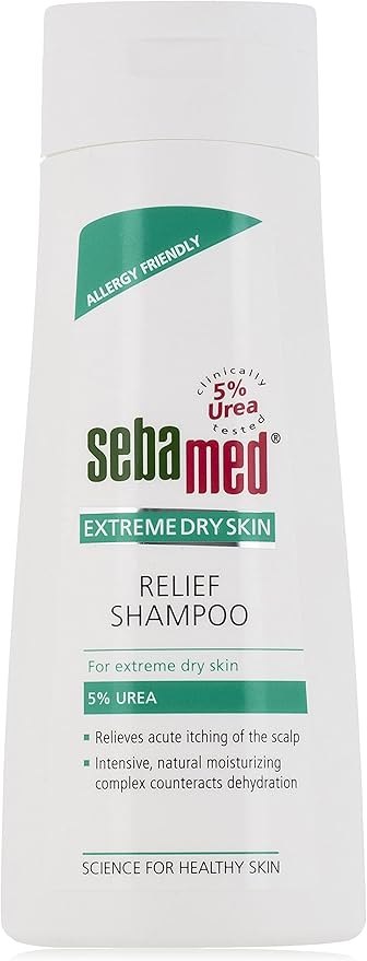 Sebamed Urea Relief Shampoo 5% - 200ml | سيباميد شامبو يوريا 5% للفروة الجافة و الحكة - 200 م