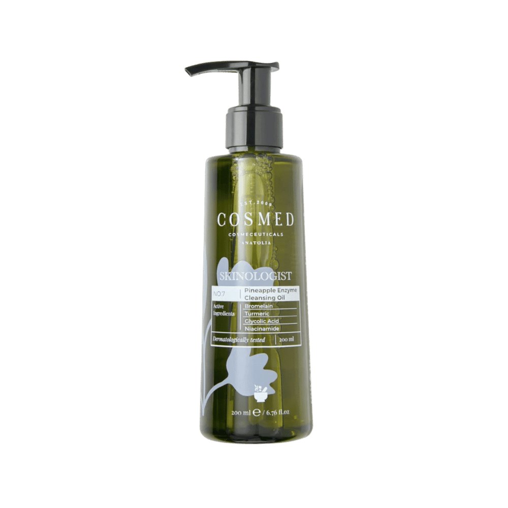 Cosmed Skinologist - Pineapple Enzyme Cleansing Oil -200ml | كوزميد غسول زيتي بأنزيم الأناناس - 200 مل