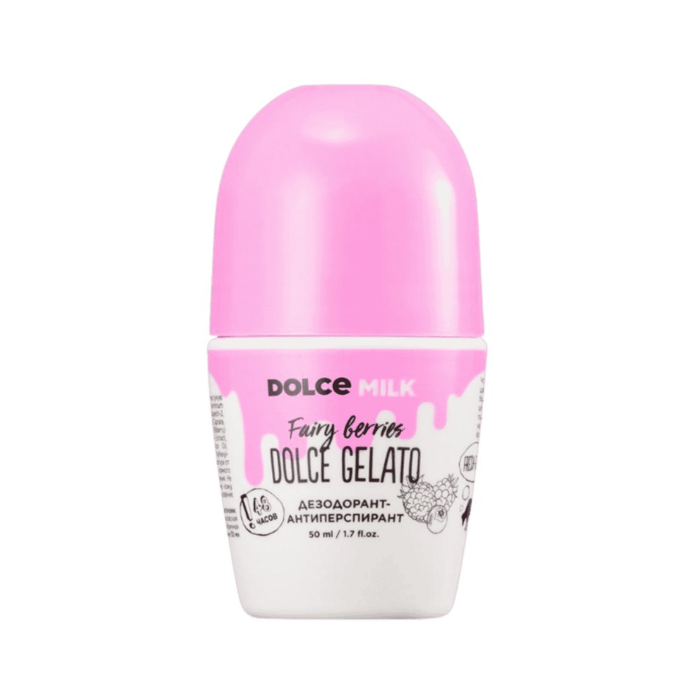 DOLCE MILK Fairy Berries Dolce Gelato - 50ml | دولتشي ميلك مزيل تعرق رول اون - 50 مل
