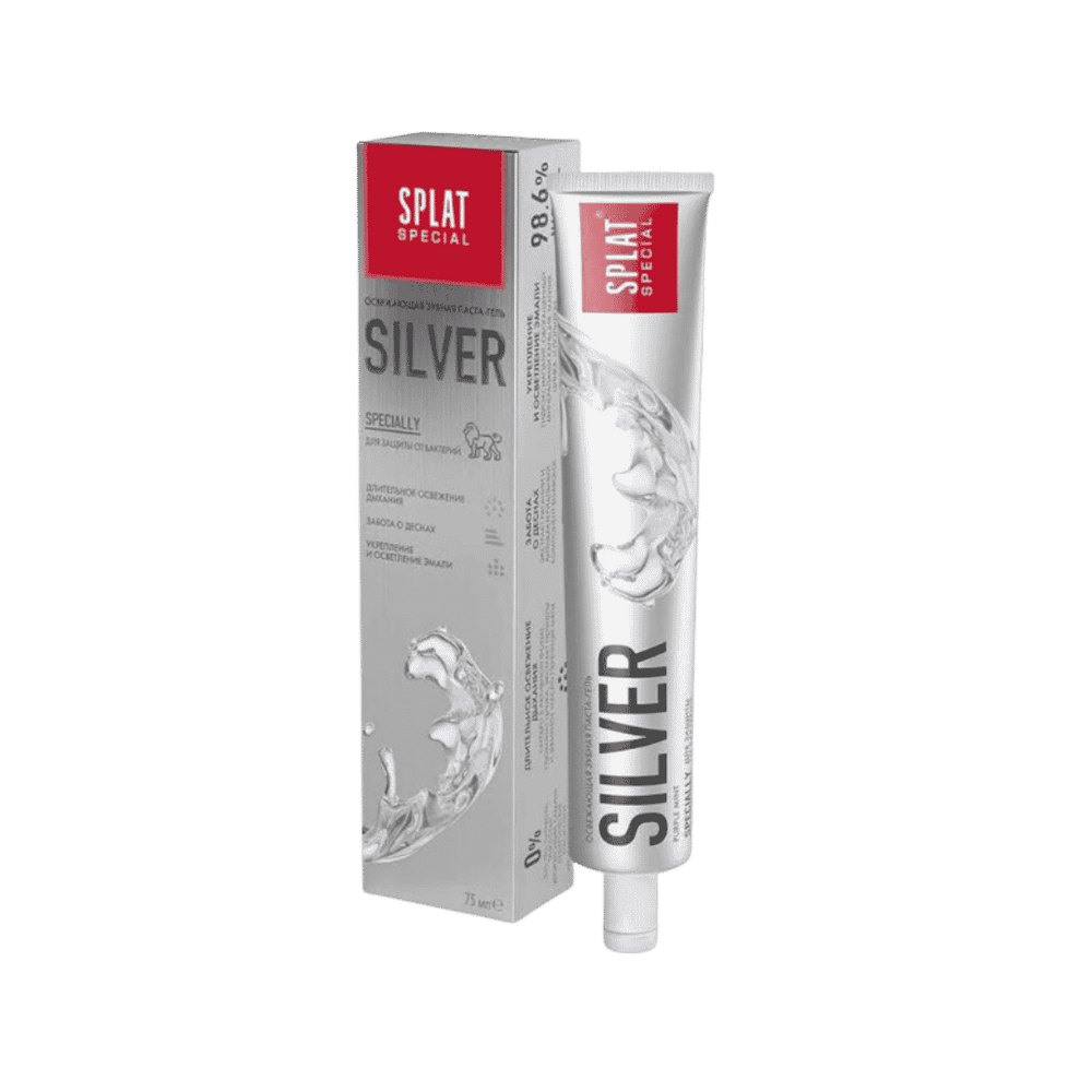 Splat Refreshing Gel Silver Toothpaste - 75ml | سبلات معجون اسنان سيلفر - 75 مل