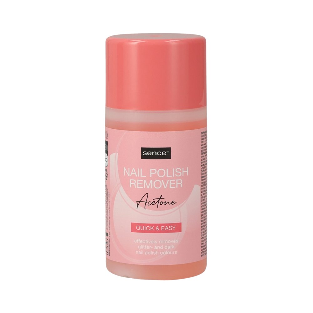 Sence Beauty Nail Polish Remover Acetone Basic - 150ml | سينس بيوتي مزيل طلاء أظافر أسيتون - 150مل
