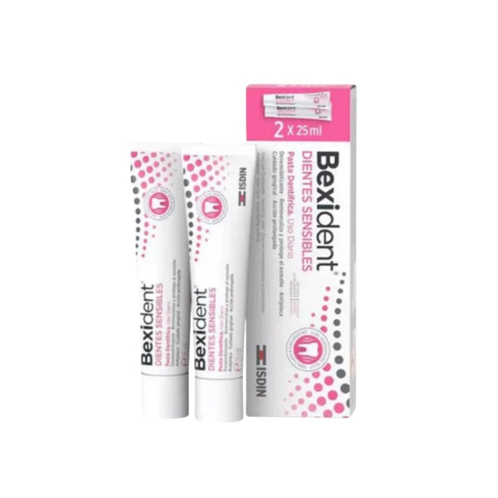 ISDIN Bexident Sensitive Teeth Toothpaste - 2X25Ml | ازدن معجون أسنان للحساسية - 2X25 مل