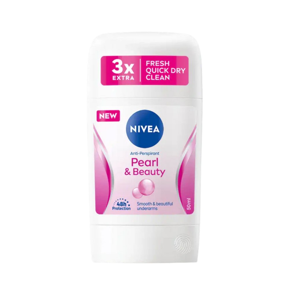 Nivea Deodorant Stick Pearl & Beauty - 50ml | نيفيا ديوداران مزيل تعرق ستيك بيرل اند بيوتي - 50 مل
