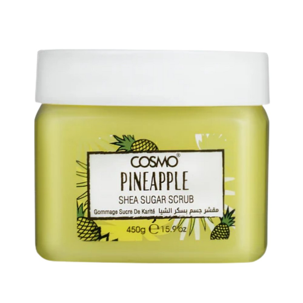 COSMO Pineapple shea sugar scrub - 450g | كوزمو مقشر الجسم بالسكر و الأناناس و الشيا - 450 غرام