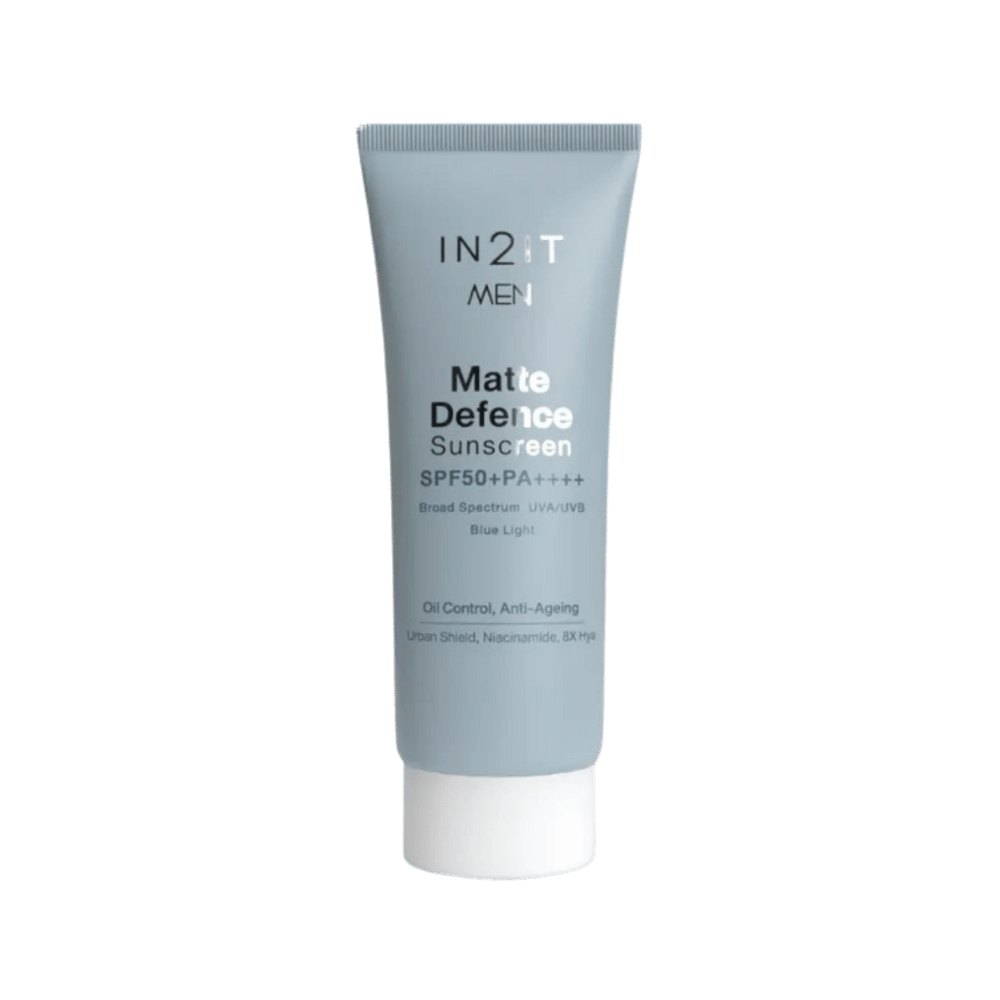 In2It Men Matte Defence Sunscreen Spf50 Pa - 40g | ان تو ات كريم واقي شمسي للرجال spf50 - 40 غرام