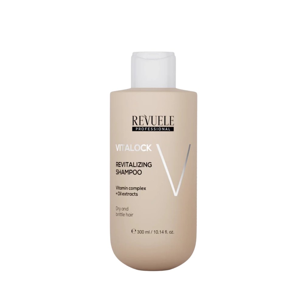REVUELE Vitalock Hair Prof Revitalizing Shampoo - 300ml | ريفويل شامبو فيتالوك المنعش للشعر بروفيشنال - 300 مل