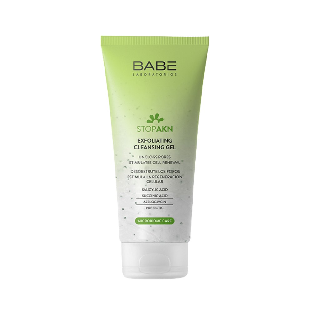 BABE Stop Akn Exfoliating Cleansing Gel - 100ml | بابيه غسول جل للوجه مقشر ومنظف - 100 مل