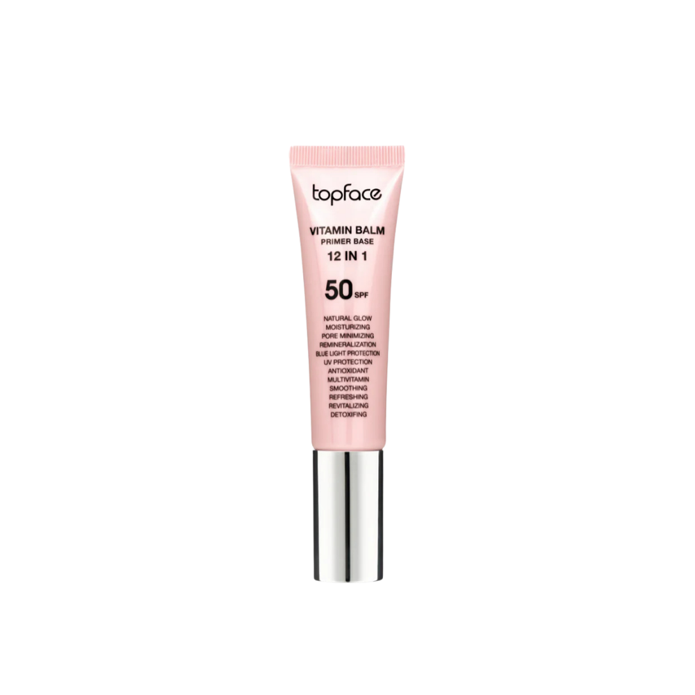 TopFace Vitamin Balm Primer Base 12 в 1 SPF50 - 30ml | توب فيس برايمر 12 في 1 spf50 - 30 مل