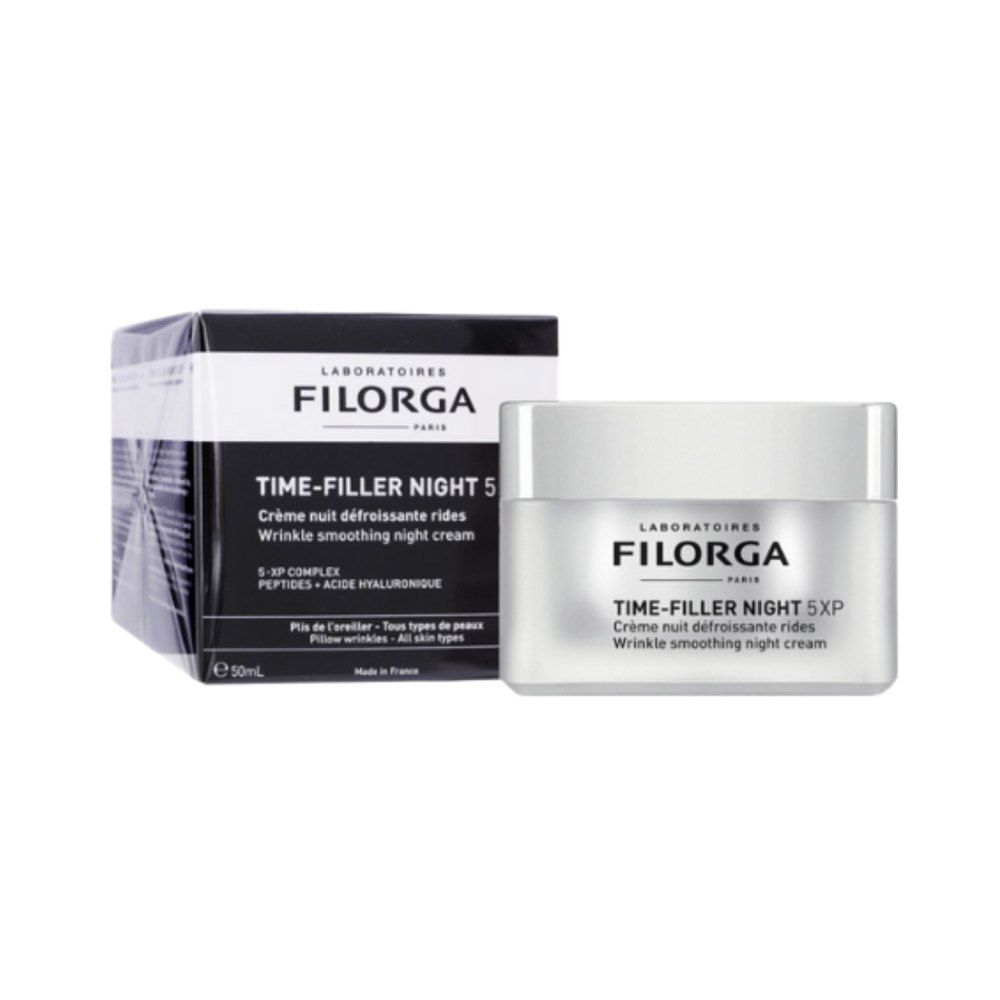 FILORGA TIME-FILLER NIGHT 5XP - Wrinkle-smoothing night cream - 50ml | فيلورجا كريم ليلي مضاد للتجاعيد- 50مل