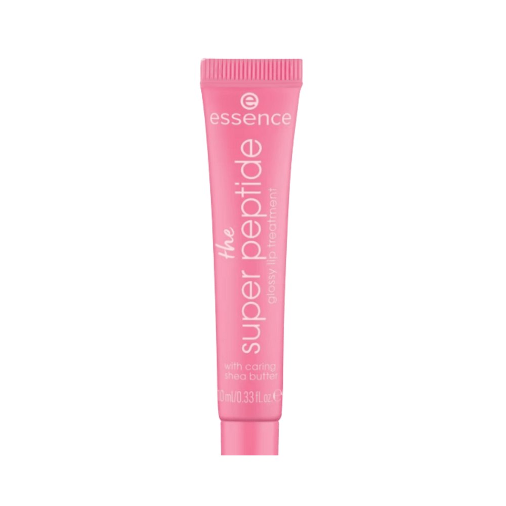 essence Lipgloss The Super Peptide Glossy Lip Treatment - 10ml | ايسنس غلوس مرطب لامع للشفاه مع ببتيدات - 10 مل