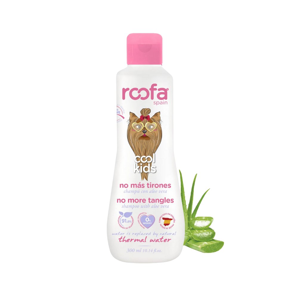 Roofa Cool Kids shampoo no more tangles - 300ml | روفا شامبو لتنظيف وتسهيل فك الشعر - 300 مل
