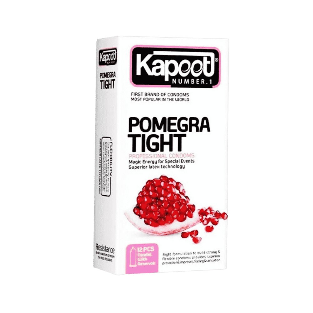 Kapoot Pomegra Tight - 12 Pcs | كبوت علبة واقيات - 12 قطعة