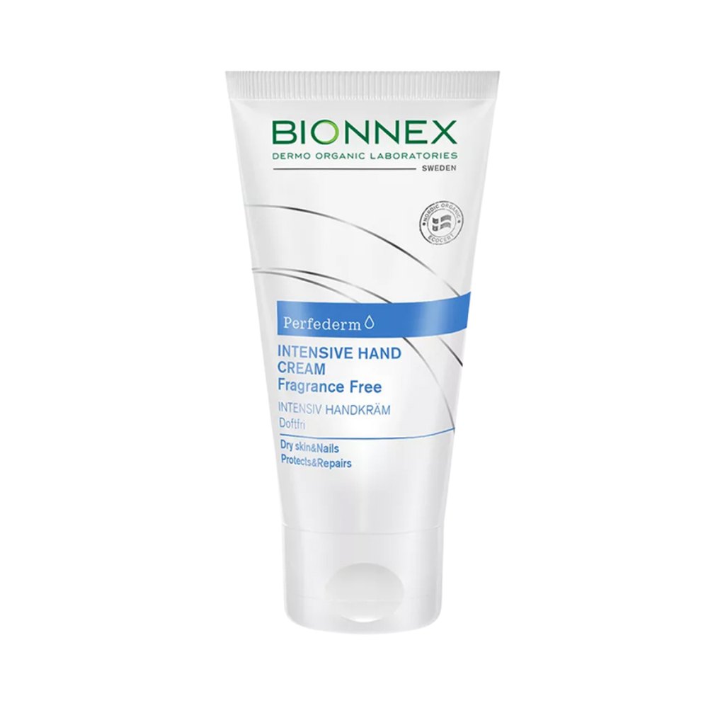 Bionnex Perfederm Intensive Hand Care Cream - 50ml | بايونيكس كريم مرطب لليدين خالي من العطور - 50 مل