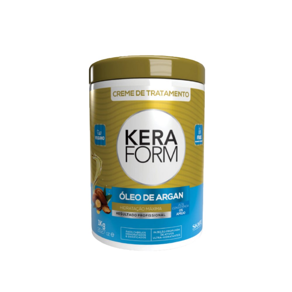SKAFE Kera Form Oleo De Argan Hidratacao Maxima - 1kg | سكاف ماسك للشعر بزيت الارغان - 1 كغ