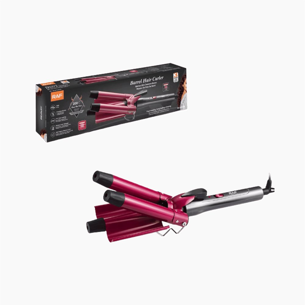 Raf Barrel Hair Curler - 200 C | راف مكواة تجعيد الشعر