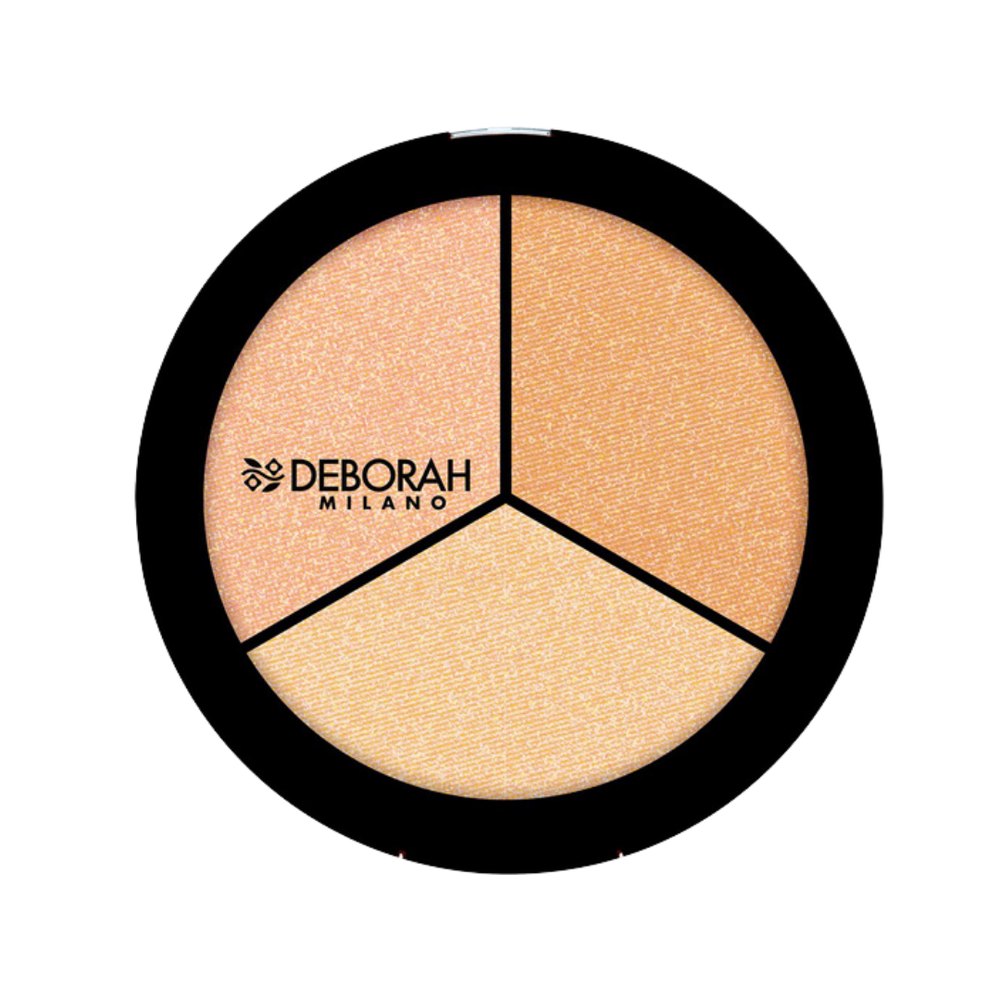 DEBORAH Trio Highlighter Palette - 5g | ديبورا باليت هايلايتر للوجه