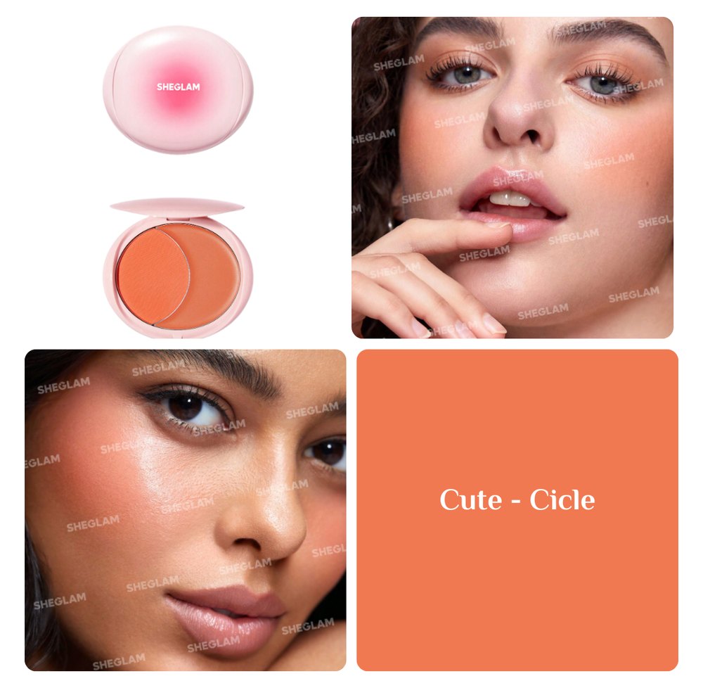 SHEGLAM Cheek 2 Cheek Blush Duo - 8.3g | شيكلام بلاش ثنائي - 8.3 غرام