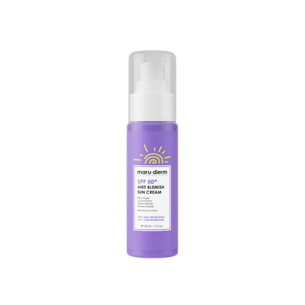 maru.derm anti blemish sun cream spf 50 - 50ml | مارو.ديرم واقي شمسي مضاد للتصبغات spf50 - 50 مل