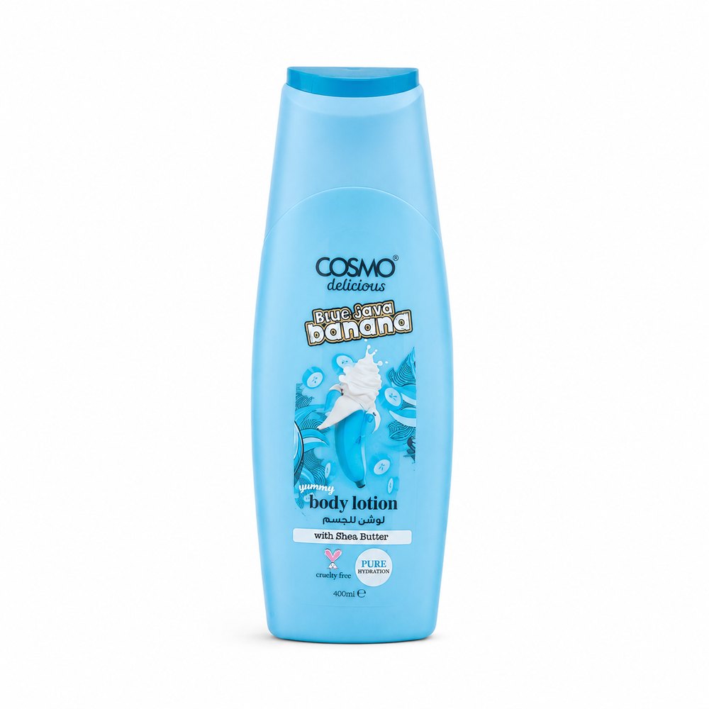 COSMO Blue Java Banana Yummy Body Lotion - 400ml| كوزمو لوشن للجسم -400 مل