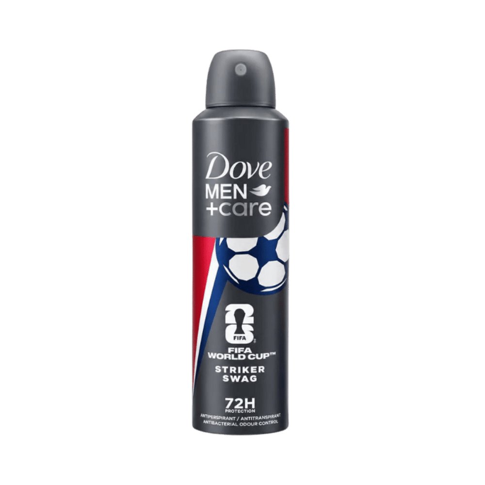 Dove Men Care Deodorant Aerosol Fifa Striker Swag - 250ml | دوف مزيل عرق بخاخ للرجال - 250 مل