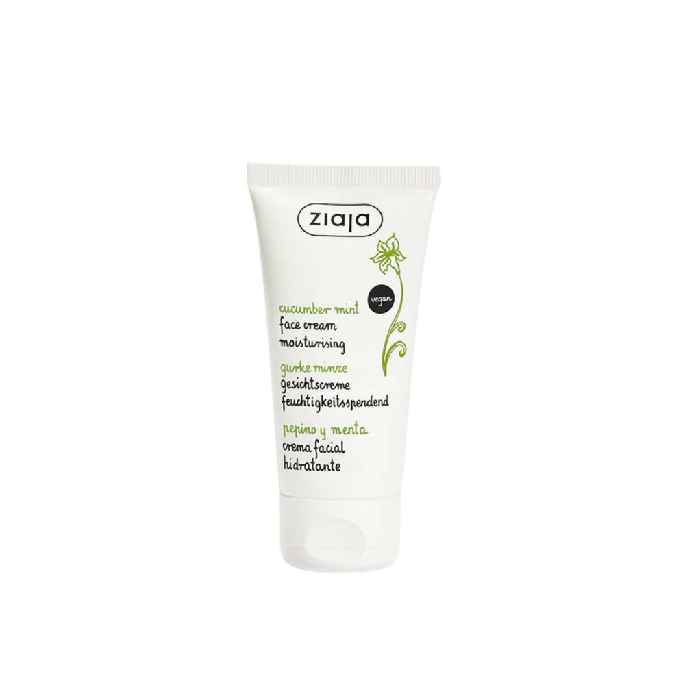 Ziaja Cucumber Mint Face Cream moisturizing - 50ml | جايا كريم مرطب للوجه بمستخلص الخيار و النعنع - 50 مل