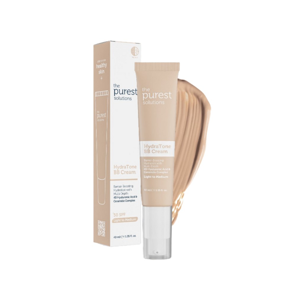 The Purest Solutions Hydra Tone BB Cream +50 Spf - 40ml | ذا بيورست بي بي كريم spf50+ - 40 مل