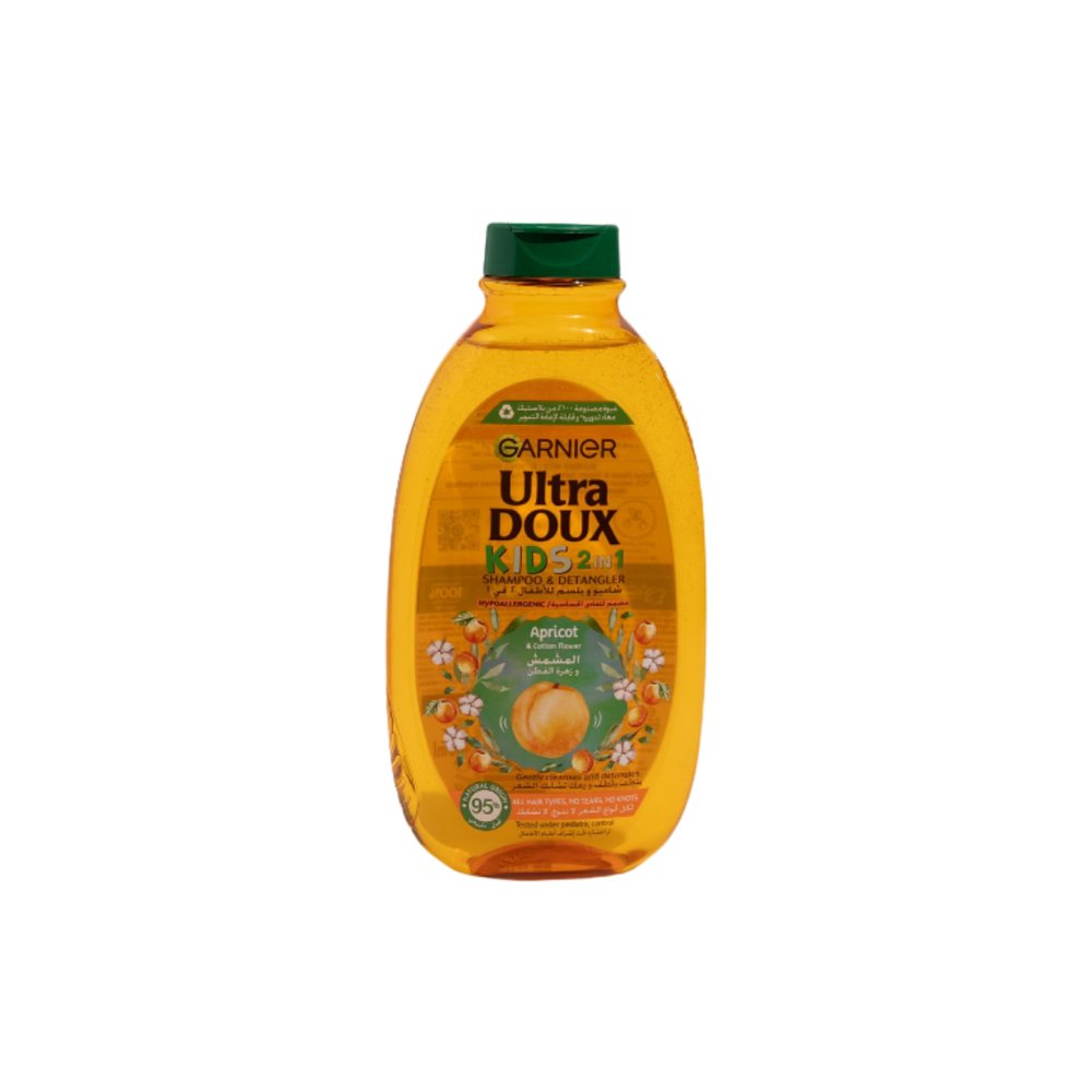 Garnier Ultra Doux Kids Apricot Shampoo -250ml | غارنييه شامبو للاطفال الترادو بالمشمش - 250 مل