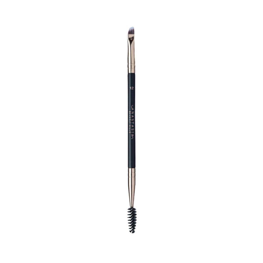 ANASTASIA BEVERLY HILLS Brush 12 - Dual-ended Firm Angled Brush | انستازيا بيفرلي هيلز فرشاة ثنائية الاطراف للحواجب