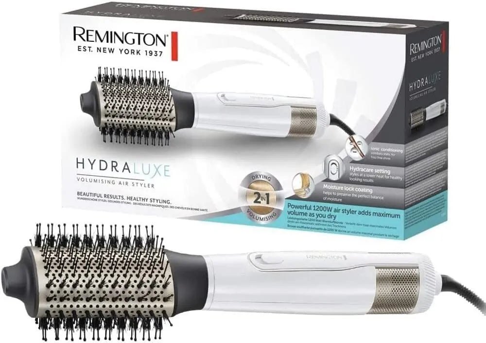 Remington Hydra Luxe Volumising Air Styler 2 in 1 AS8901 | ريمنجتون فرشاة كهربائي تصفيف و كثافه الشعر
