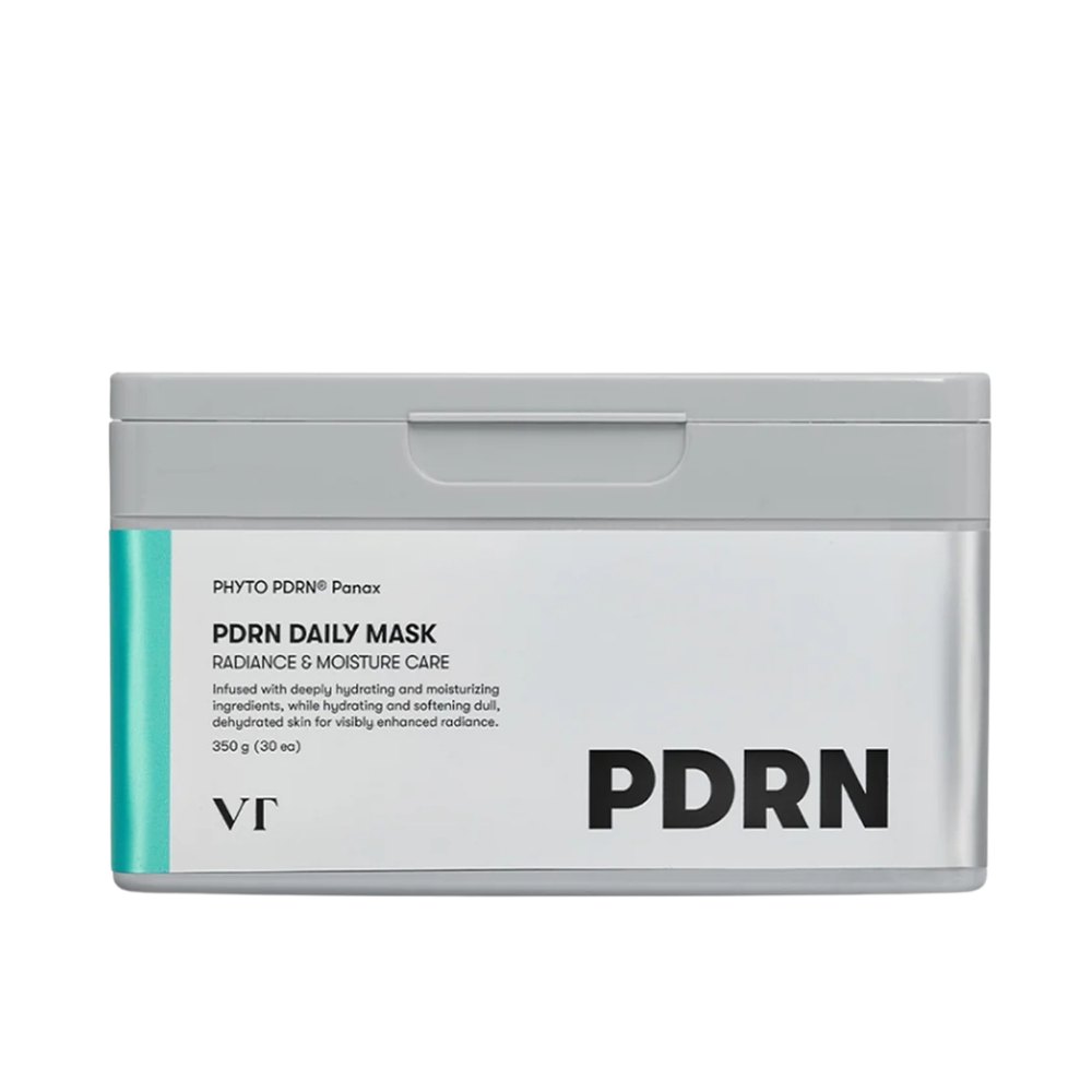 VT Cosmetics PDRN Daily Mask 30 sheets - 350g x 30pcs| في تي كوزمتيك قناع يومي غني مرطّب ومجدّد للبشرة-350 غرام