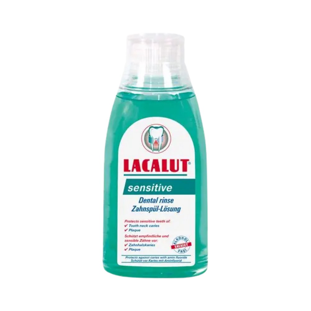 LACALUT Sensitive Dental Rinse - 300ml | لاكالوت غسول للعناية بالأسنان الحساسة - 300 مل