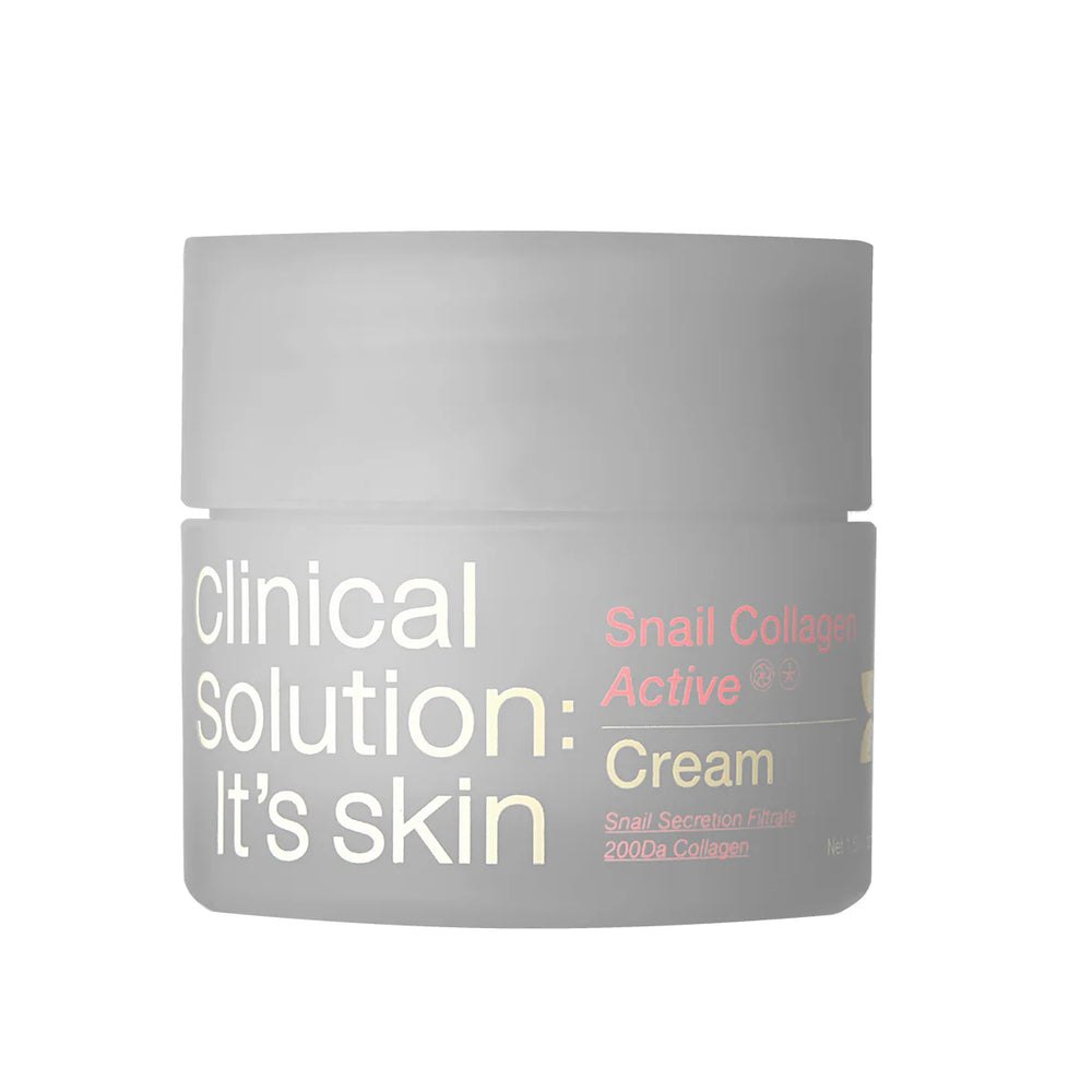 It'S SKIN Clinical Solution Snail Collagen Active - 50ml | اتس سكين كريم الوجه بمستخلص الحلزون - 50 مل