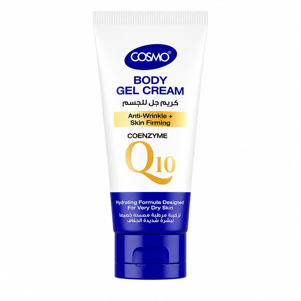 COSMO Body Gel Cream Anti Wrinkle + Skin Firming - 150ml | كوزمو كريم جل للجسم كوانزيم 10 - 150مل