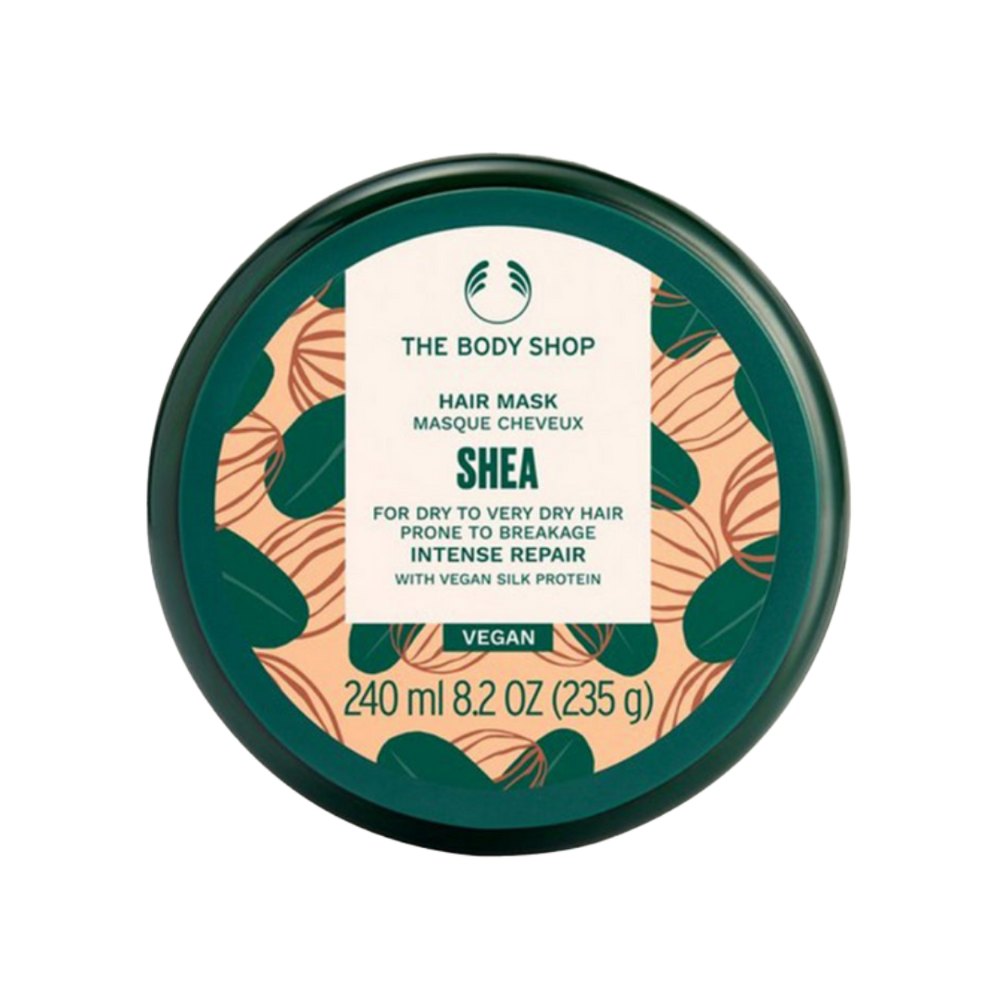 The Body Shop Hair Mask Shea For Dry To Very Dry Hair - 240ml | ذا بودي شوب ماسك للشعر الجاف و الجاف جدا بزبدة الشيا - 240 مل