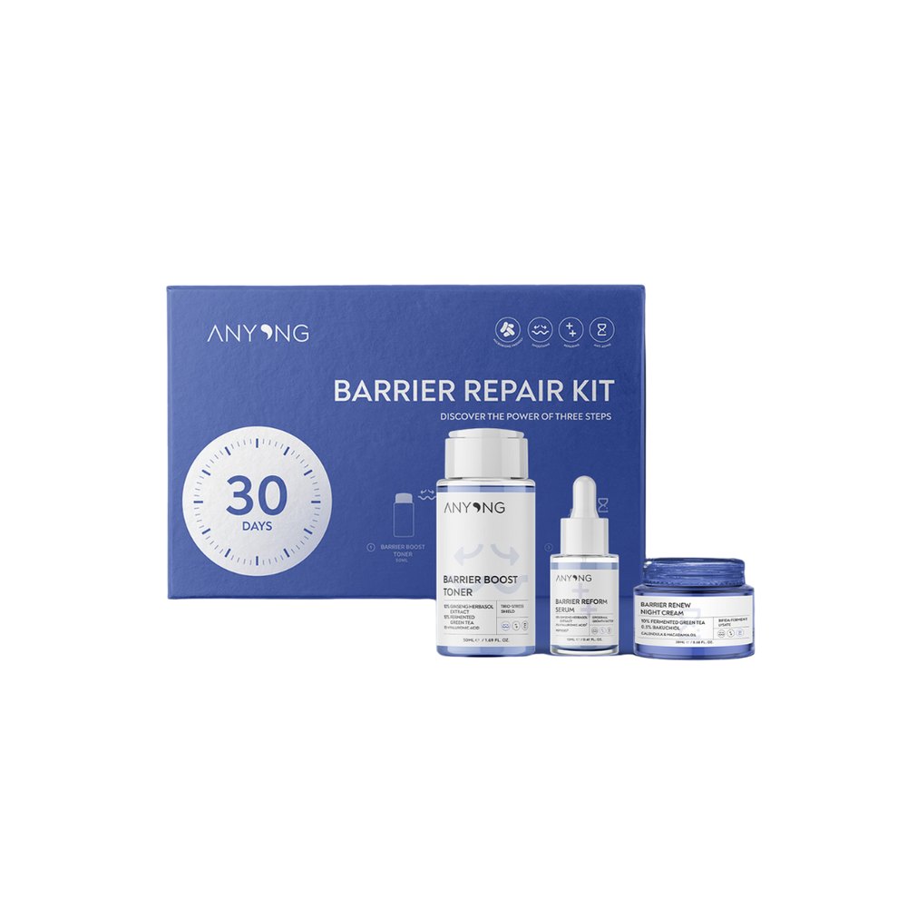 ANYONG Barrier Pepair Kit 3 Steps To Perfect Skin Care | أنيونغ مجموعة ترميم البشرة - 3 قطع