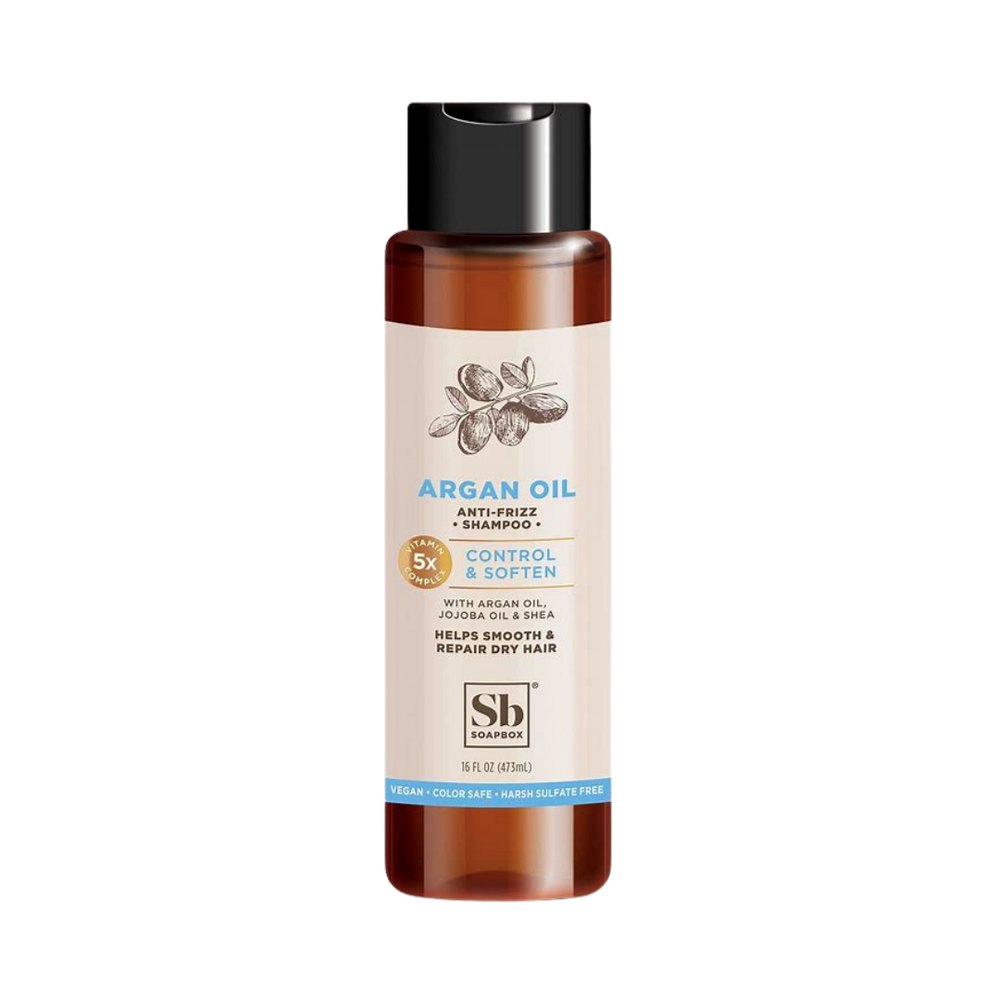 Soapbox Shampoo Control & Soften Argan Oil - 473ml | سوب بوكس شامبو التحكم والتنعيم بزيت الأركان – 473 مل