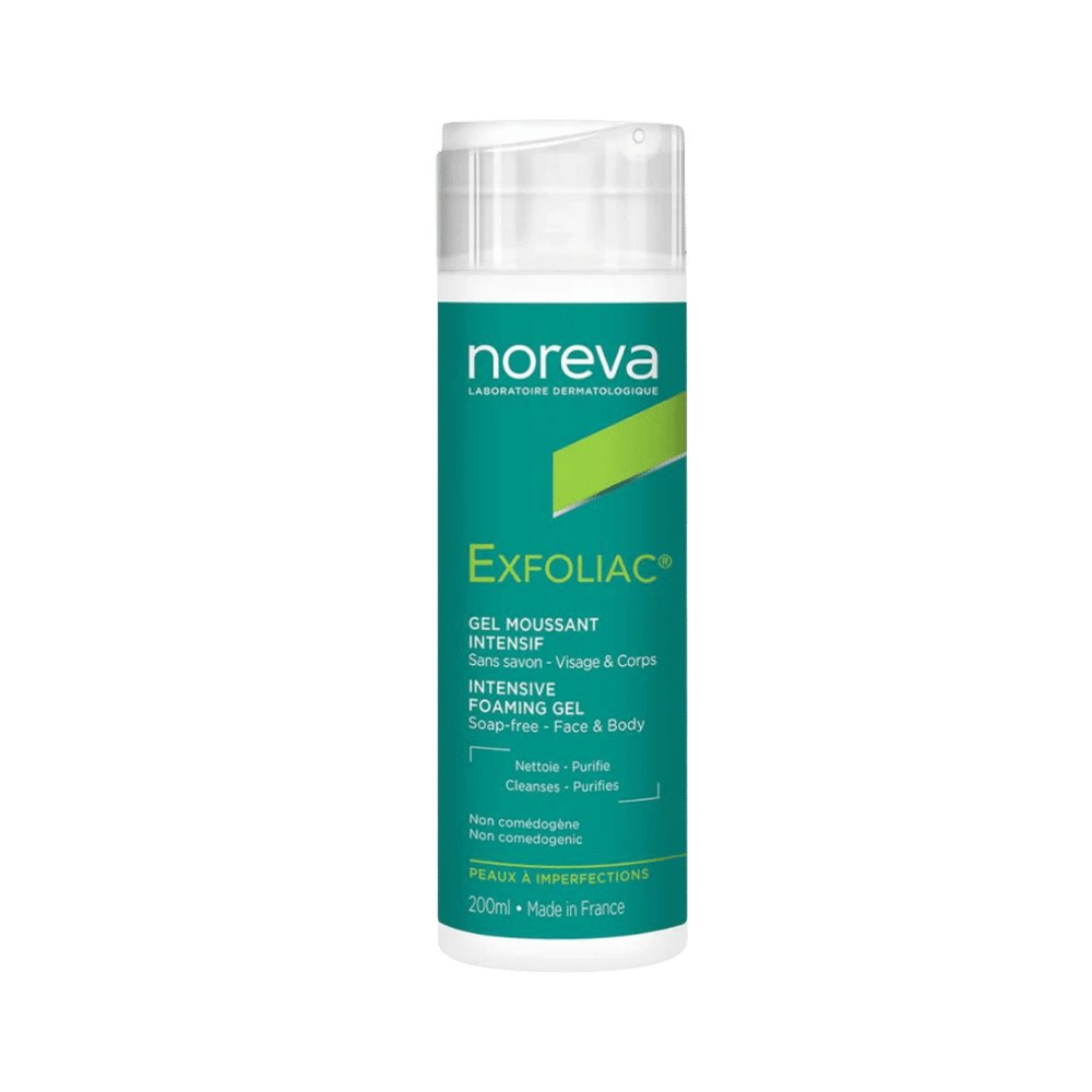 Noreva Exfoliac Foaming Gel - 200ml | نوريفا غسول جل رغوي للبشرة الدهنية - 200 مل