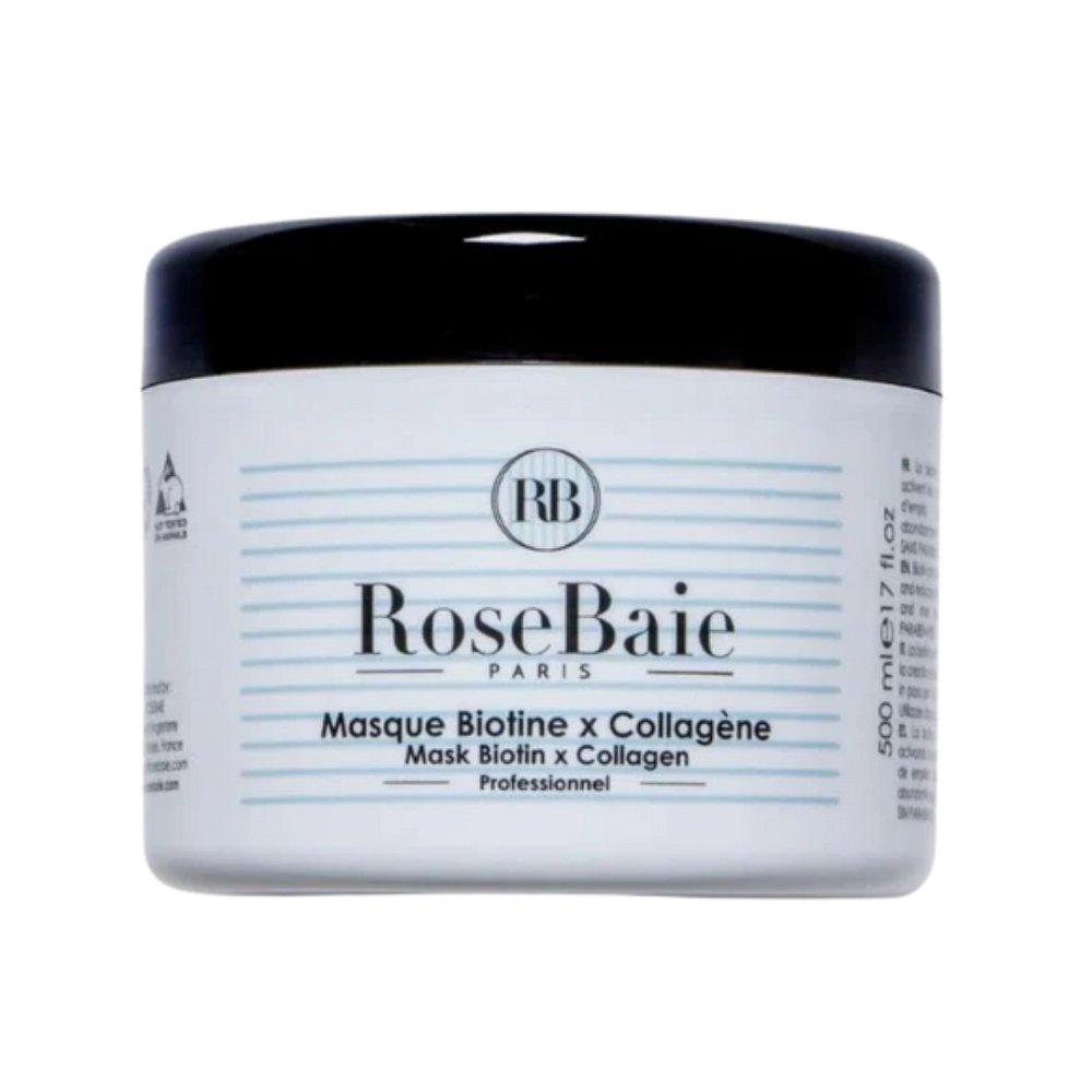 RoseBaie Biotin Kollagen-Mask - 500ml | روزباي ماسك للشعر بالكولاجين والبيوتين - 500 مل