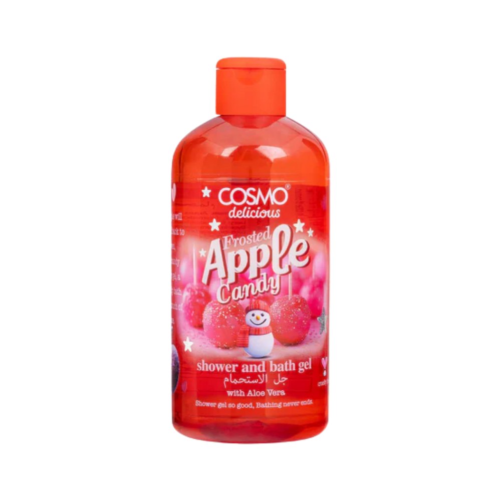 COSMO Apple Candy Shower And Bath Gel - 500ml | كوزمو جل الاستحمام برائحة حلوى التفاح - 500 مل