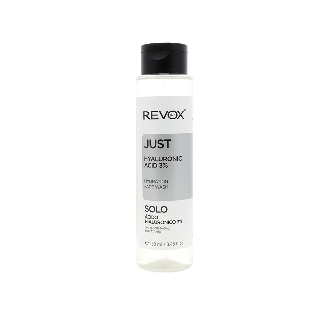 REVOX JUST Hyaluronic Acid 3% Face Wash - 250ml | ريفوكس غسول هيالورنيك اسيد 3% -250 مل