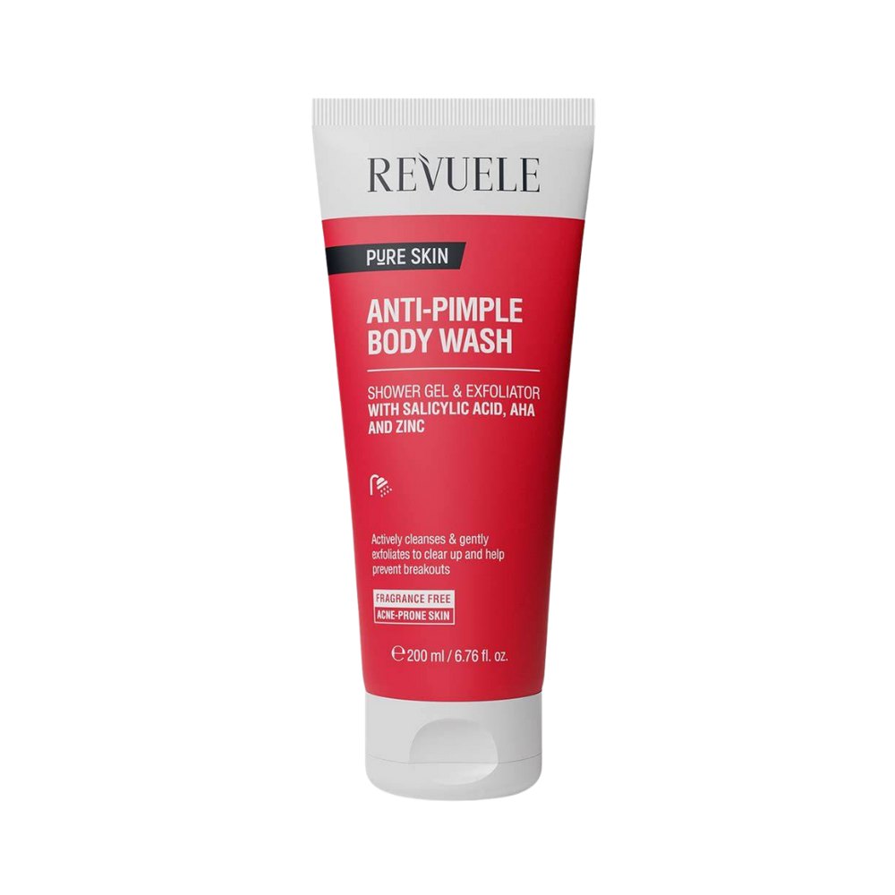 Revuele Pure Skin Anti-Pimple Body Wash - 200ml | ريفويل غسول للجسم مضاد لحب الشباب - 200 مل