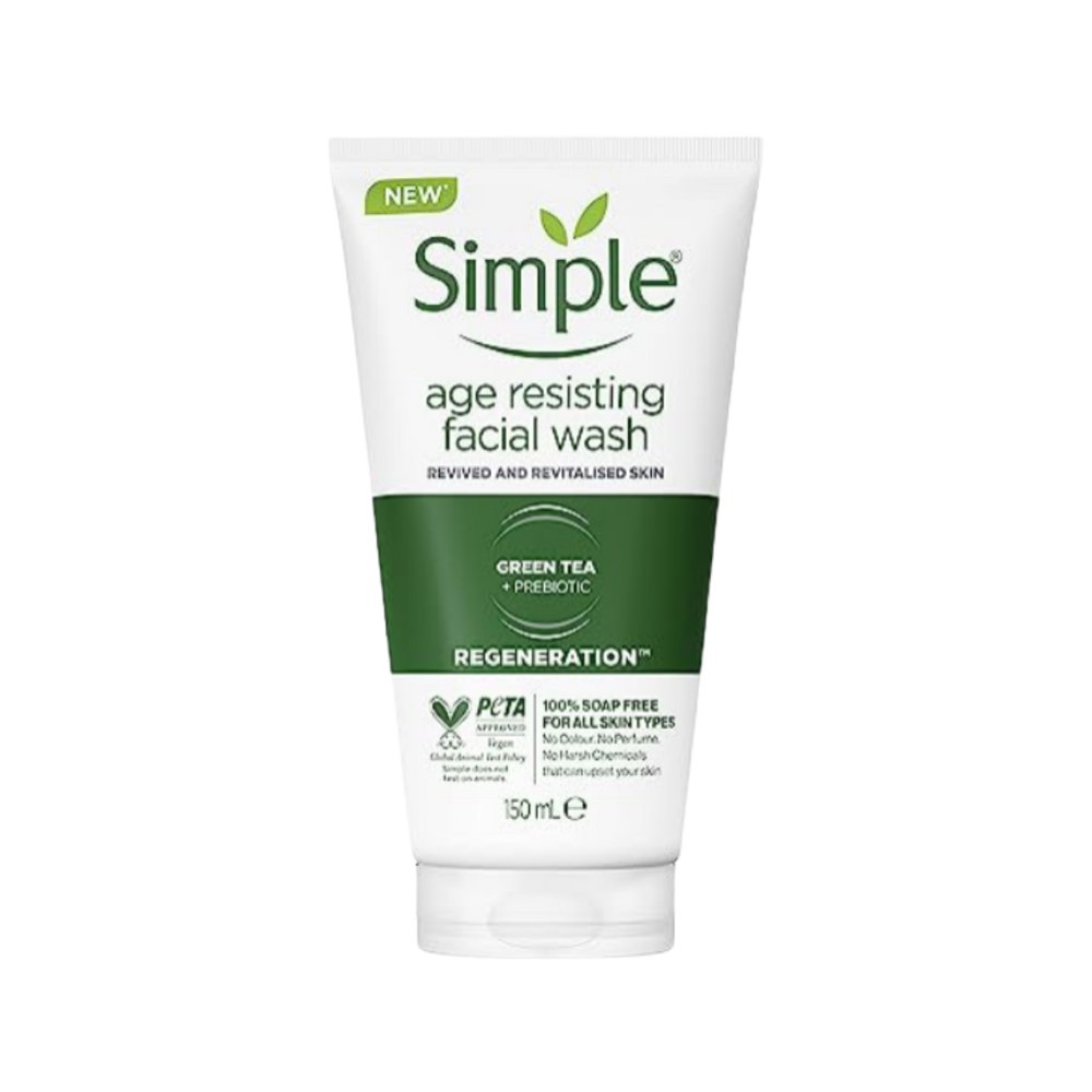 Simple Regeneration Age Resisting Facial Wash - 150ml | سمبل غسول محاربة التجاعيد - 150 مل