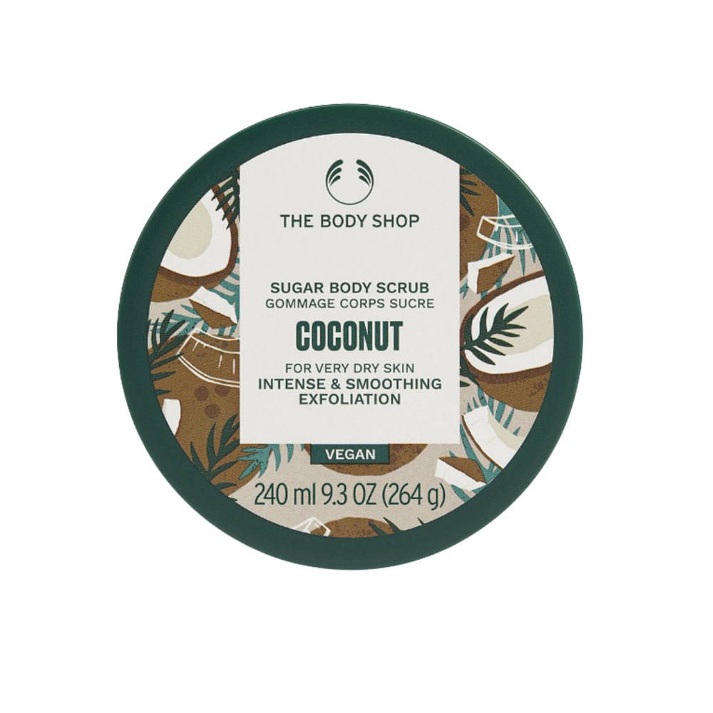 The Body Shop Sugar Body Scrub Coconut - 240ml | ذا بودي شوب مقشر الجسم بجوز الهند - 240 مل
