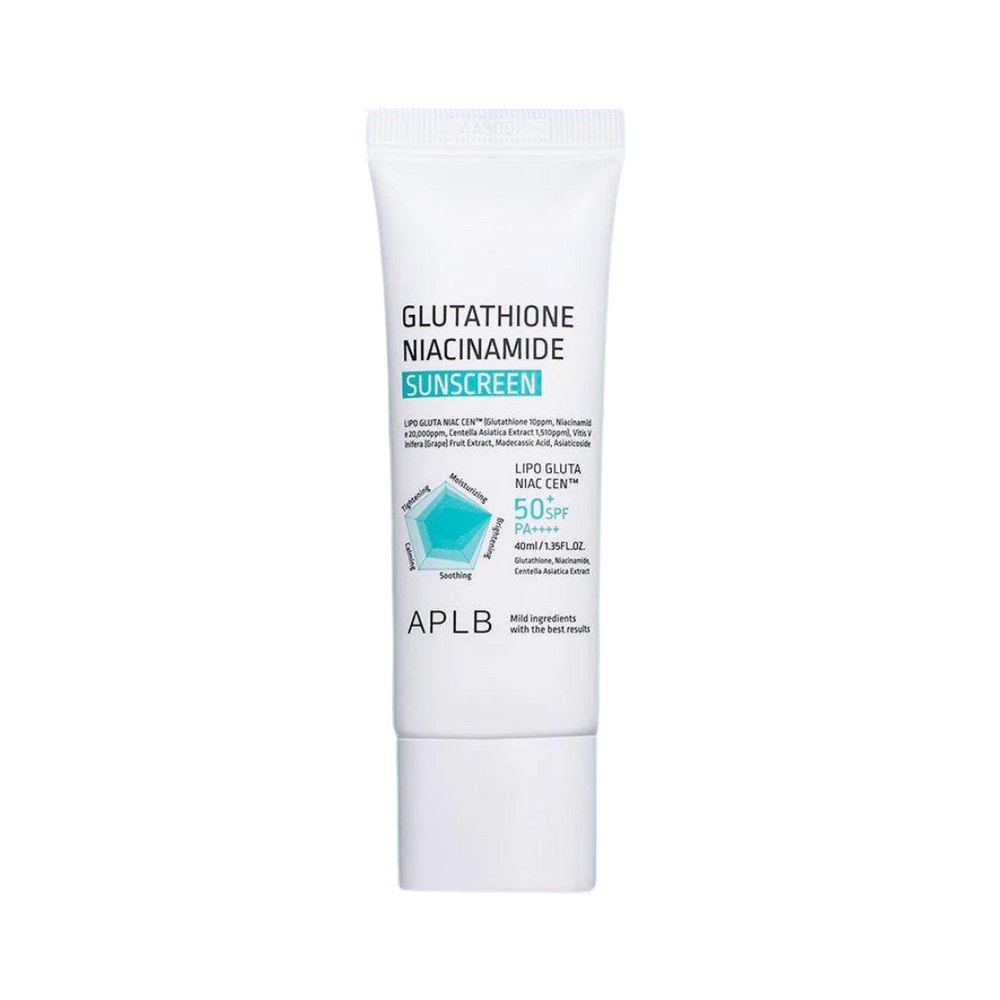 APLB Glutathione Niacinamide Sunscreen - 40ml | اي بي ال بي كريم واقي شسمي بالجلوتاثيون و النياسيناميد - 40 مل