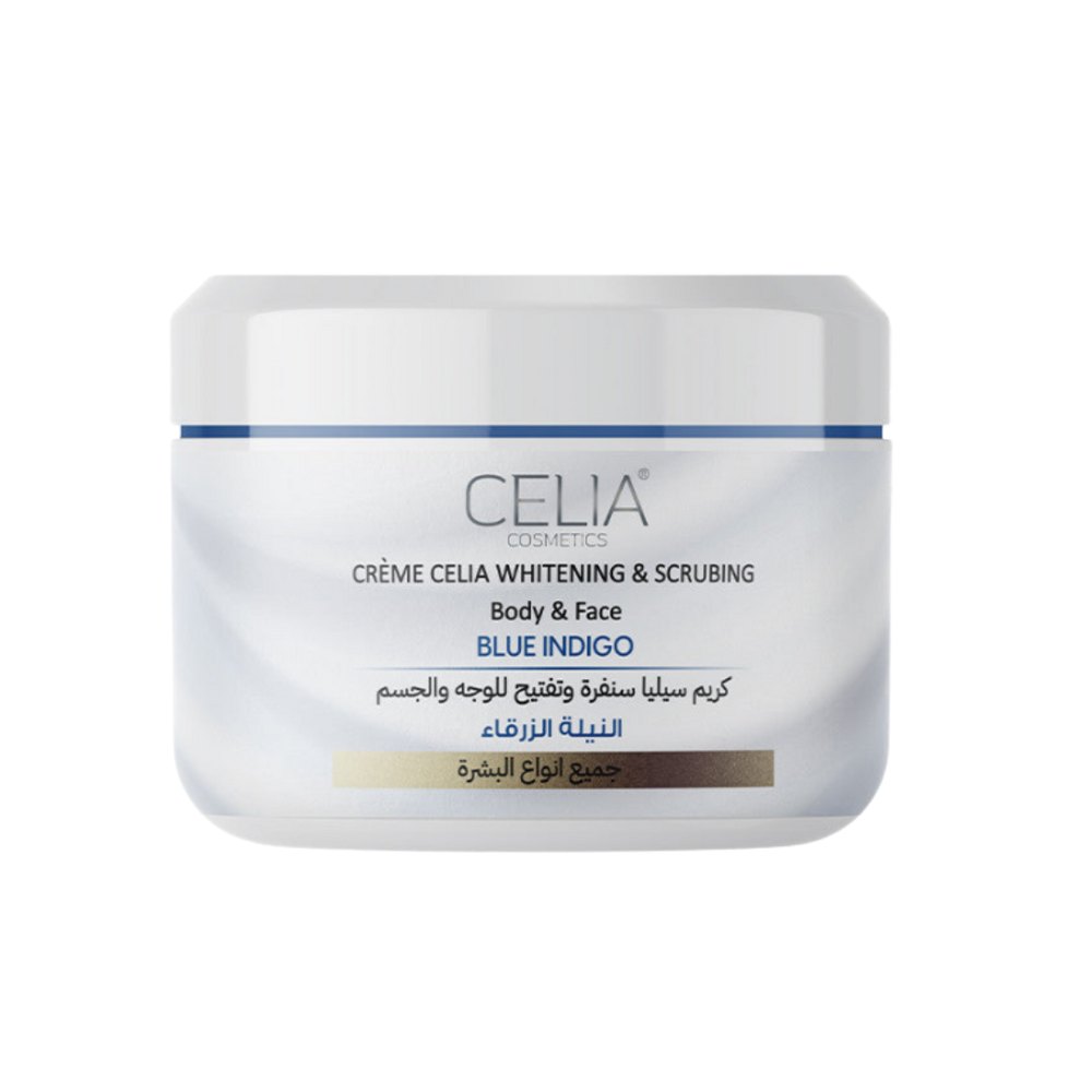 CELIA Creme Celia Whitening & Scrubing Body & Face - 500ml | سيليا كريم لتقشير وتفتيح الجسم الوجه - 500 مل