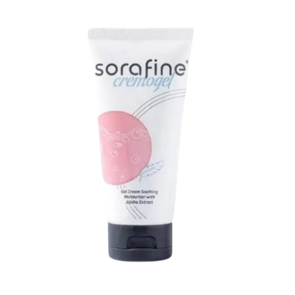 derma Pella Sorafine Cremogel Gel Cream Soothing Moisturizer With Jojoba Extract - 75g | ديرما بيلا جل مرطب للبشرة الدهنية - 75 غرام